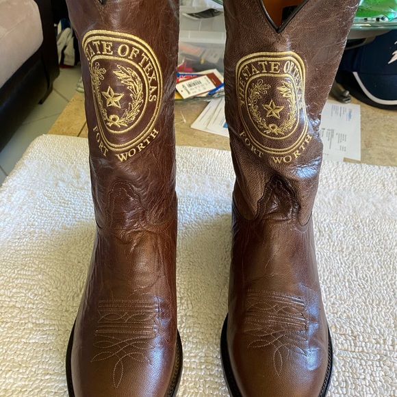 printed cowboy boots